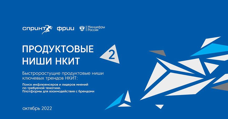 Продуктовые ниши НКИТ. Быстрорастущие продуктовые ниши ключевых трендов НКИТ